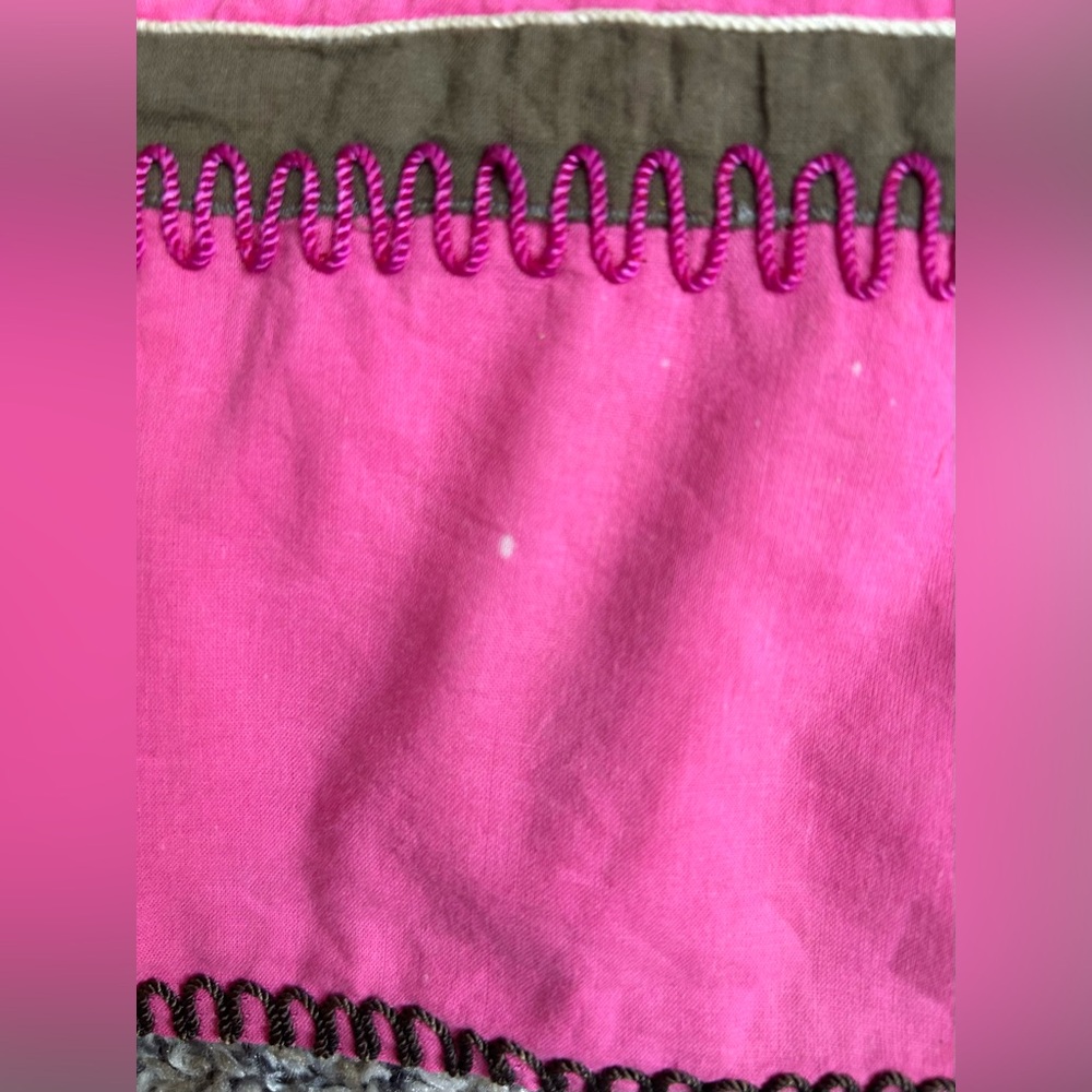 Anthropologie Ranna Gill quilted embroidered swim cover /dress small - Picture 14 of 14